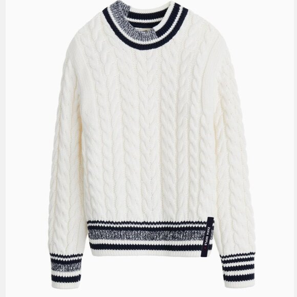 Zara SRPLS Super Rare Limited Edition Long Sleeve Cable Knit Sweater Men's Large - Picture 2 of 13